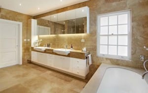 Modern style bathroom