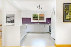 Open plan style kitchen