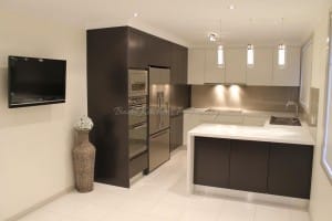 stylish kitchen and bathroom wardrobes and custom joinery in manly