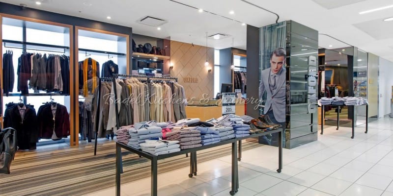 Oxford clothing shop fit out built by Badel Kitchens