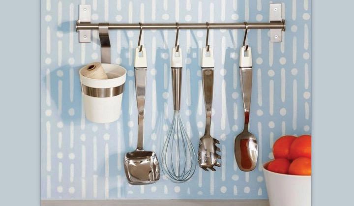 small kitchen utensils hanger