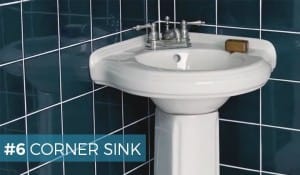 corner sink bathroom makeover tips