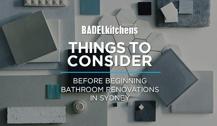 Things to Consider Before Beginning Bathroom Renovations in Sydney
