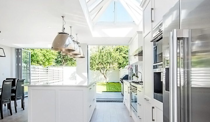 kitchen design incorporating the outdoor