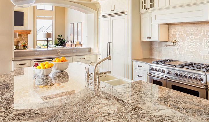 popular granite kitchen countertop
