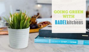going green with badel kitchens