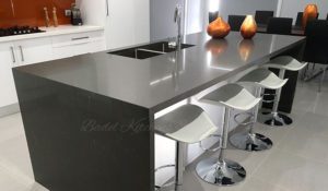 quartz island kitchen table