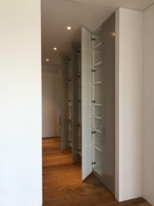 Milson Point home open custom cabinets