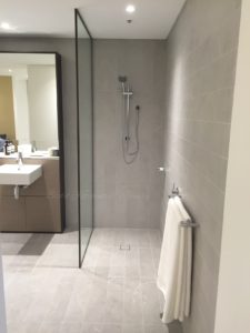 display suite parramatta shower area