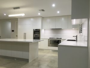 Kellyville kitchen island and counter