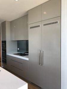 Milson Point home custom kitchen range and cabinet