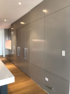 Milson Point home big custom joinery for kitchen