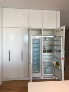 Milson Point home custom cabinet joinery for fridge