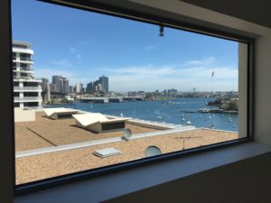 Milson Point home harbour view from big window