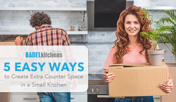 How to create more counter space even in a small kitchen