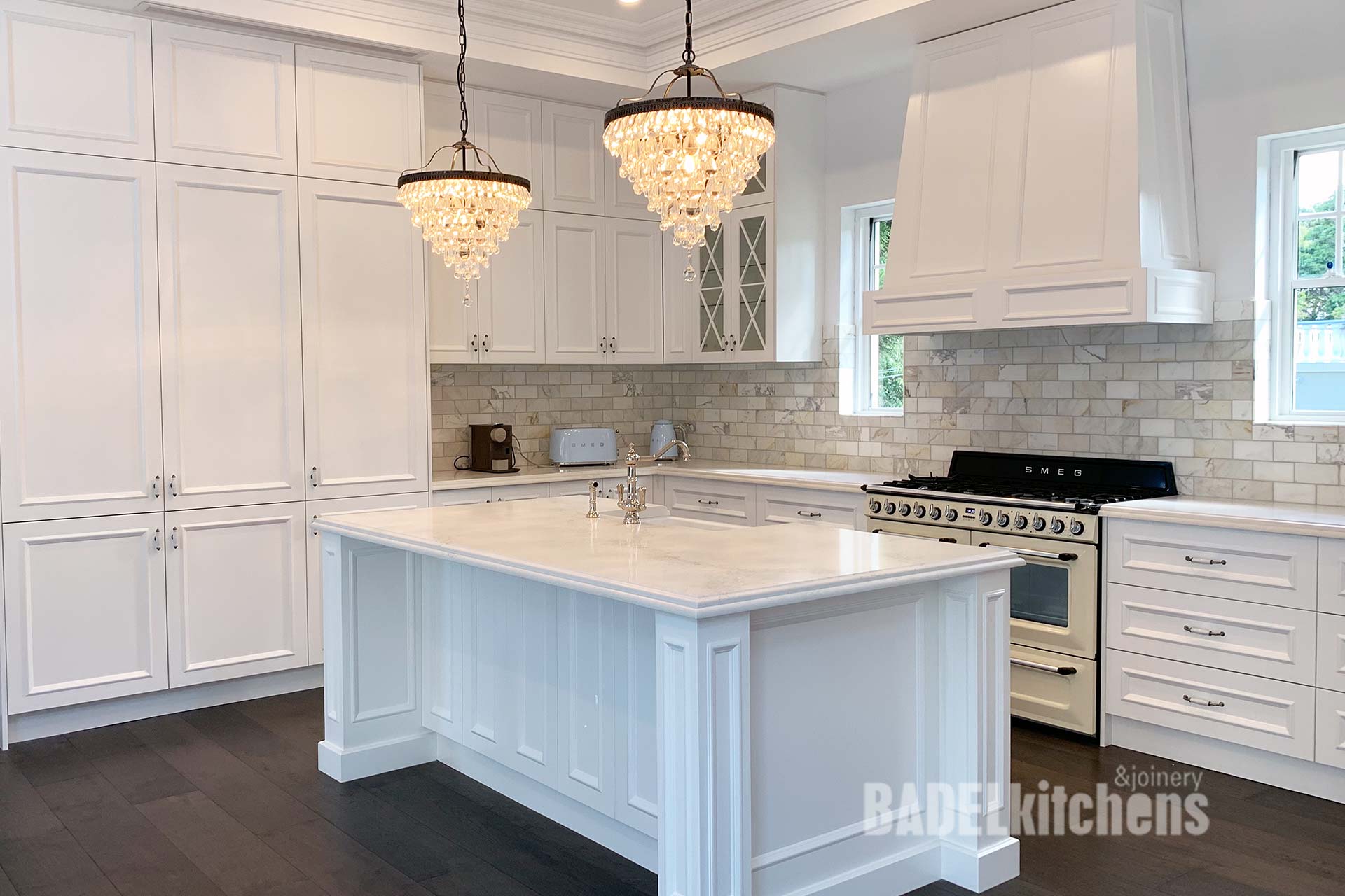 hamptons style kitchen with a french provincial twist